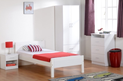 Image: 6897 - Amber Single Bed - White